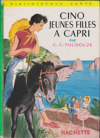 Couverture du livre Cinq jeunes filles A Capri