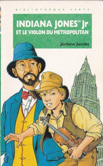 Couverture du livre Indiana Jones Jr et le violon du metropolitain
