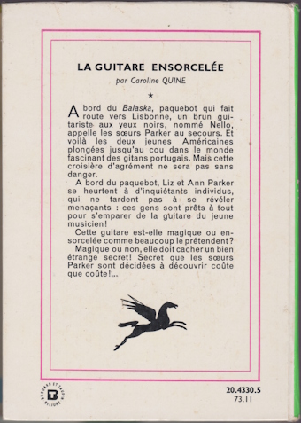 Dos de couverture La Guitare Ensorcelée