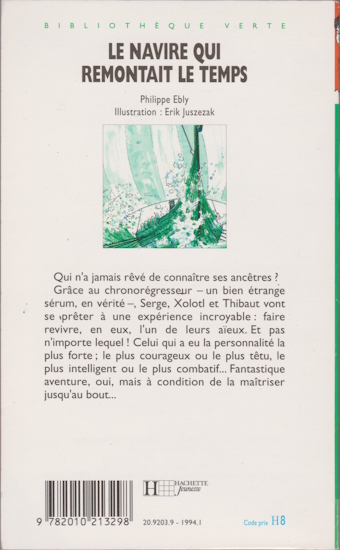 Dos de couverture Le navire qui remontait le temps