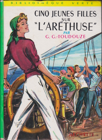 Couverture du livre Cinq jeunes filles sur  » L’aréthuse « 