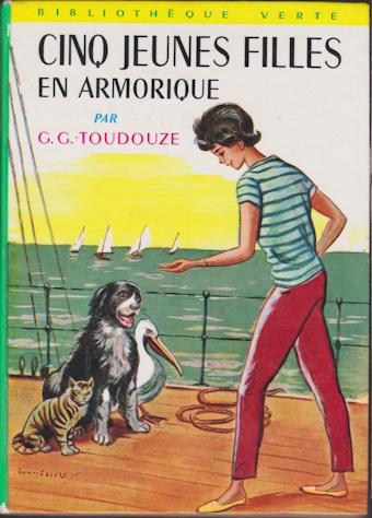 Couverture du livre Cinq jeunes filles en Armorique