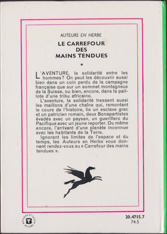 Dos de couverture Le carrefour des mains tendues