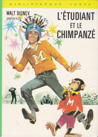 Couverture du livre L’étudiant et le chimpanzé