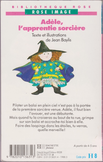 Dos de couverture Adèle, l’apprentie sorcière Dos de couverture Adèle, l’apprentie sorcière