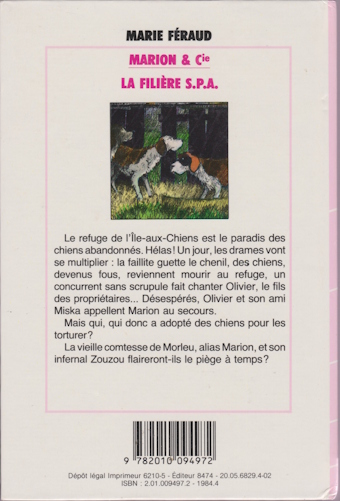 Dos de couverture La filière S.P.A.