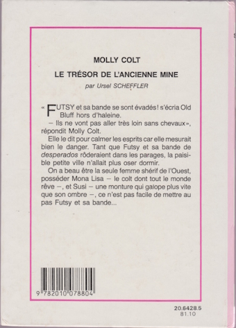 Dos de couverture Le trésor de l’ancienne mine