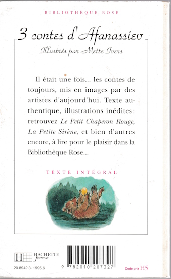 Dos de couverture La cane aux œufs d&rsquo;or