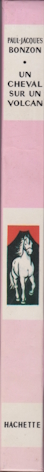 Tranche de couverture Un cheval sur un volcan