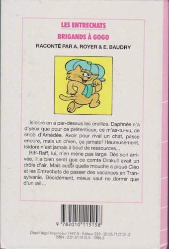 Dos de couverture Brigands à gogo