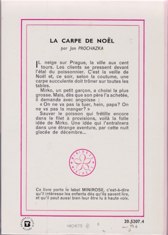 Dos de couverture La carpe de Noël