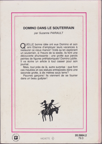 Dos de couverture Domino dans le souterrain