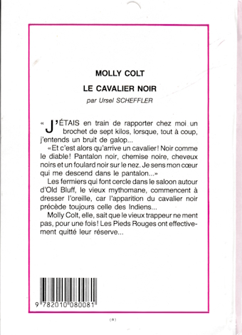 Dos de couverture Le cavalier noir