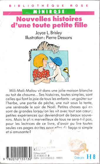 Dos de couverture Nouvelles histoires d&rsquo;une toute petite fille