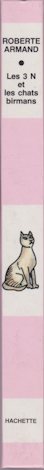 Tranche de couverture Les 3 N et les chats birmans